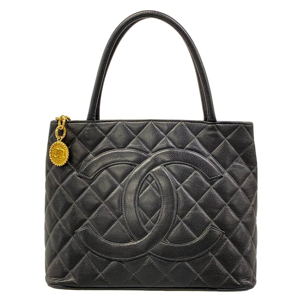 Chanel Caviar Medallion Tote Bag